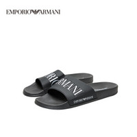 EMPORIO ARMANI 阿玛尼奢侈品19秋冬新款男士拖鞋 X4P094-XL792-19F BLACK-A120 11