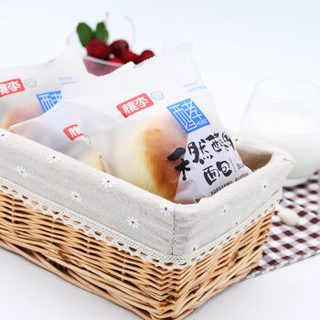 桃李 酵母面包香蕉味 营养早餐手撕软面包点心小零食整箱75g*8袋