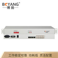 博扬（BOYANG）BY-E4F1 协议转换器 4路E1(8M)转1路以太网  机架式 双电源 1对价