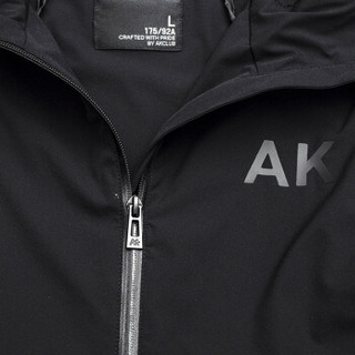 AK男装 （AKSERIES）特工户外运动男士功能夹克1604070 黑色 XXL
