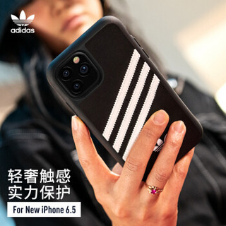 adidas（阿迪达斯）新品苹果iPhone11 Pro Max 6.5英寸 防摔防滑TPU手机壳保护套 Samba系列三叶草-熊猫黑