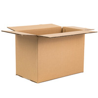 伏兴 加厚特硬瓦楞纸箱 仓库打包纸箱 搬家纸箱 快递发货纸箱 A瓦特硬3层 8号(210*110*140mm)50只装