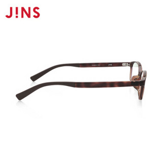日本睛姿（JINS）男女TR轻量防蓝光眼镜电脑护目镜FPC19S101 383棕色玳瑁