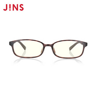 日本睛姿（JINS）男女TR轻量防蓝光眼镜电脑护目镜FPC19S101 383棕色玳瑁