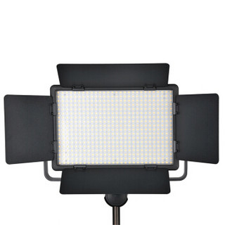 神牛（Godox） LED500C 可调色温 两灯  LED常亮补光灯摄影灯柔光灯微电影录像直播柔光灯（两灯套装）