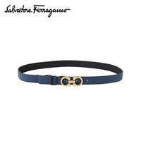 Salvatore Ferragamo 菲拉格慕 经典款女士浅蓝色牛皮革腰带 0715203_C  _ 85