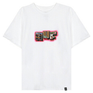 HUF 男士白色短袖T恤 TS00573-WHITE-S