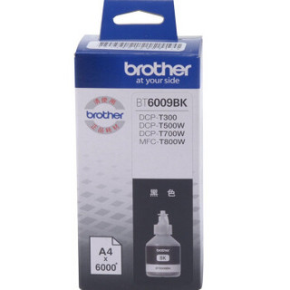兄弟（brother）BT6009BK黑色墨水(适用DCP-T300 DCP-T500W DCP-T700W MFC-T800W)