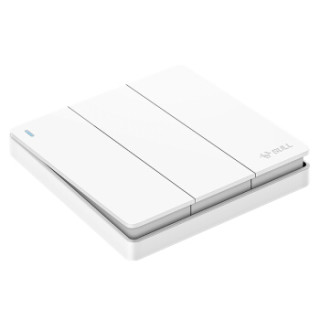 公牛(bull) 开关插座 g12系列 三位单极三开单控开关86型暗装大面板