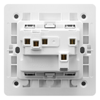 公牛(bull) 开关插座 g12系列 三位单极三开单控开关86型暗装大面板