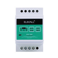 伊莱科 （ELECALL）导轨式水位控制器 AC220V 自动智能液位控制器继电器开关水泵水箱水井水池水塔 EDF-96F