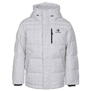 CONVERSE 匡威 男子 Men's Down Fill Puffer AOP Jacket 图案羽绒服 10019322-A01 XL码