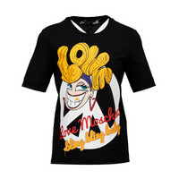 LOVE MOSCHINO 莫斯奇诺 黑色小女孩logo标短袖T恤衫 W 4 F15 1Y M 3517 C74 40 女款