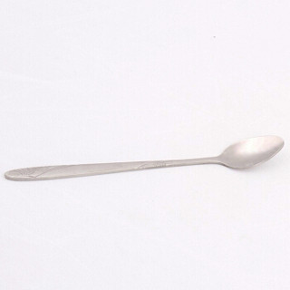 精达 不锈钢仙鹤大号尖冰匙勺子搅拌勺咖啡勺8131(6个装）