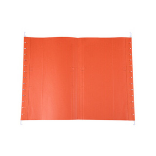 益而高（EaGLE）挂快劳纸质文件夹吊夹文具吊挂夹档案分类40个装 颜色  橙色 9351F