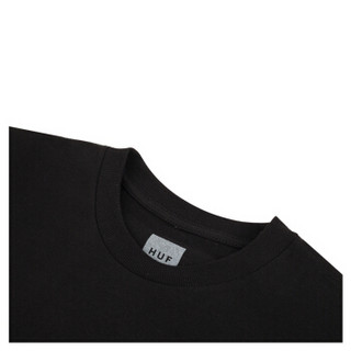 HUF 男士黑色短袖T恤 TS00573-BLACK-S