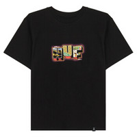 HUF 男士黑色短袖T恤 TS00573-BLACK-S