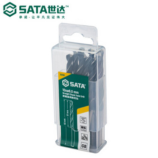 世达 SATA 52161 10件套耐磨直柄麻花钻6.1MM
