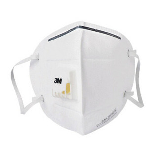 3M 防霾口罩 防护口罩 9501V（白）防霾/防病毒/流感3个/袋