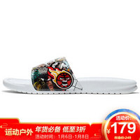 耐克NIKE 女子 凉鞋/拖鞋 WMNS BENASSI JDI PRINT 运动鞋 CK0731-111 白色 38码