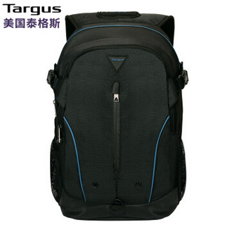 美国Targus泰格斯双肩包14/15.6英寸电脑包商务笔记本背包休闲防泼水书包学生男女黑色 798