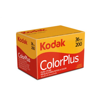 柯达（Kodak）胶卷冲洗扫描洗照片5英寸套装 135彩色胶卷负片  易拍Colorplus200