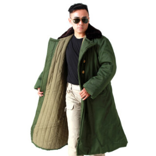 商品兵行者军迷用85式长款棉军大衣老式劳保绿大衣 军绿色 军绿色