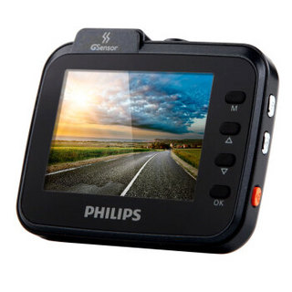 飞利浦（PHILIPS）CVR208 智能行车记录仪 WIFI互联升级版 迷你隐藏式1080P高清录影+32G卡