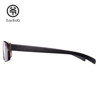 老爷子（LaoYeZi）P7051 老花镜男女通用时尚宽脚老花眼镜 高清舒适防滑老人老光眼镜 黑色玳瑁 150度
