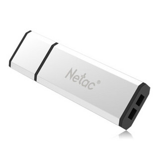 朗科（Netac）USB2.0 安卓手机 U盘U211S 双接口全金属直插式迷你优盘 浅灰色 8GB  单个装