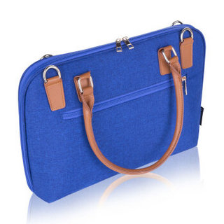 泰若（Taero）女士电脑包13.3英寸时尚女包商务逛街手提包贝壳包苹果联想小米华为笔记本单肩挎包TR-709蓝色