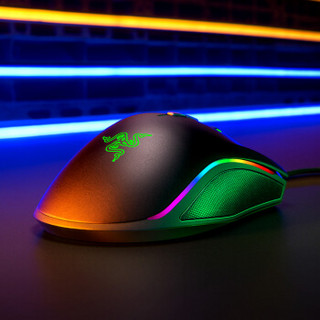 RAZER 雷蛇 曼巴眼镜蛇 精英版 有线鼠标 16000DPl 黑色