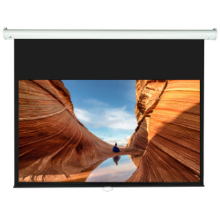 商品经科(jk) s2 133英寸16:9 钢琴漆弧形外壳 白塑手动幕 投影机幕布