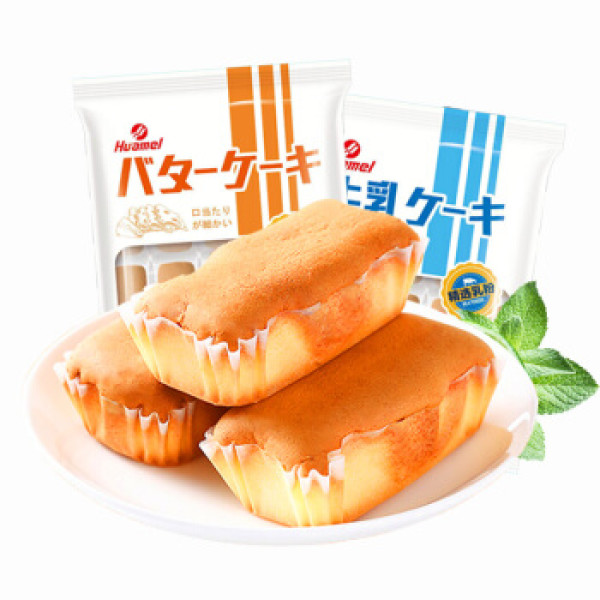 华美(huamei)黄油牛乳蛋糕 210g