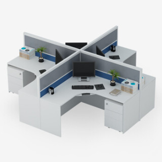 商品好事达易美定制屏风工位 员工卡位办公桌1.2*1.