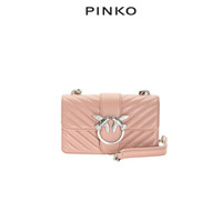PINKO 品高 Mini Love系列 1P21K0Y5V1 女士单肩包 粉色