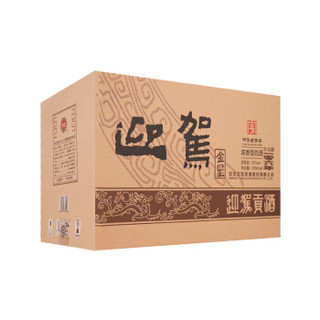 迎驾贡酒 白酒 金星  浓香型 52度 375ml*6瓶 白酒整箱装