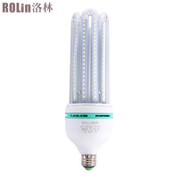 洛林（ROLin）LED玉米灯泡大功率U型节能灯E27螺口5U40W白光6500K（量大定制）