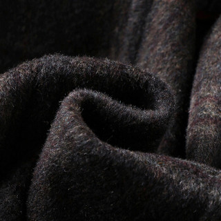 卡帝乐鳄鱼(CARTELO)毛呢大衣男中长款2019冬季新款商务双面羊毛呢子风衣外套 蓝色 170
