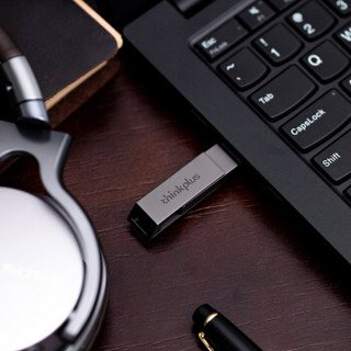 ThinkPlus 128GB Type-C&USB3.1 双接口高速手机U盘 金属旋转 智能APP管理X121
