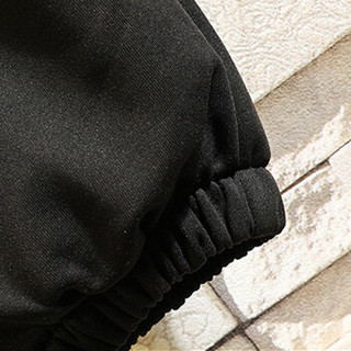 俞兆林 YUZHAOLIN 卫衣套装 卫衣男装套装潮牌青少年长袖连帽外套卫衣套装 A102-DS543黑色4XL
