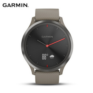 佳明（GARMIN）vivomove HR 智能光学心率活动智能通知健康指针隐藏式触摸屏智能手表 运动版标准号深邃黑 心率表