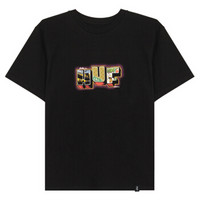 HUF 男士黑色短袖T恤 TS00573-BLACK-L