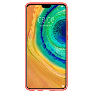 华为 HUAWEI Mate 30 硅胶保护壳 珊瑚橙