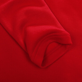 韩彩（HACAI）保暖内衣女士加厚莫代尔拉绒保暖套装 红色 160/85(M)