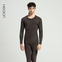 海之宁保暖内衣男士加厚加绒套装冬季德绒发热打底棉毛衫秋衣秋裤9017军绿 L