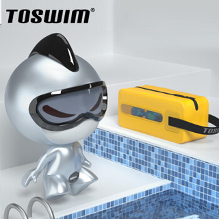 TOSWIM 拓胜 游泳包防水洗漱收纳包手提包旅行健身运动包装备 水熊黄