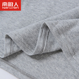 南极人(Nanjiren)两件装 男士背心纯色2019新款T恤运动休闲背心吸汗打底衫 BXTZ01 黑+灰XL