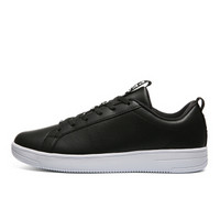 匹克（PEAK）男子板鞋运动休闲鞋简洁潮流滑板鞋小白鞋 DB940007 黑色 43