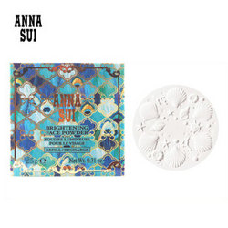 安娜苏(Anna sui)幻境灵雀素颜晚安粉蜜粉饼 25g  (仅粉饼不含粉盒)  控油定妆提亮